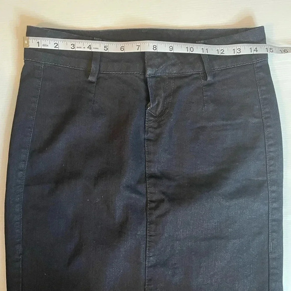 3 FOR $15 True Religion Dark Jean Mini Skirt Size 26 - Picture 6 of 8